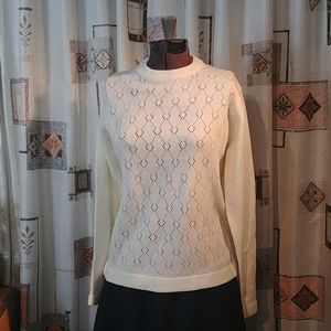 Vtg 80s Russ Acrylic knit sweater NWT